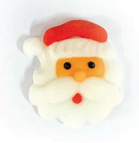 Edible Santa Cupcake Decorations